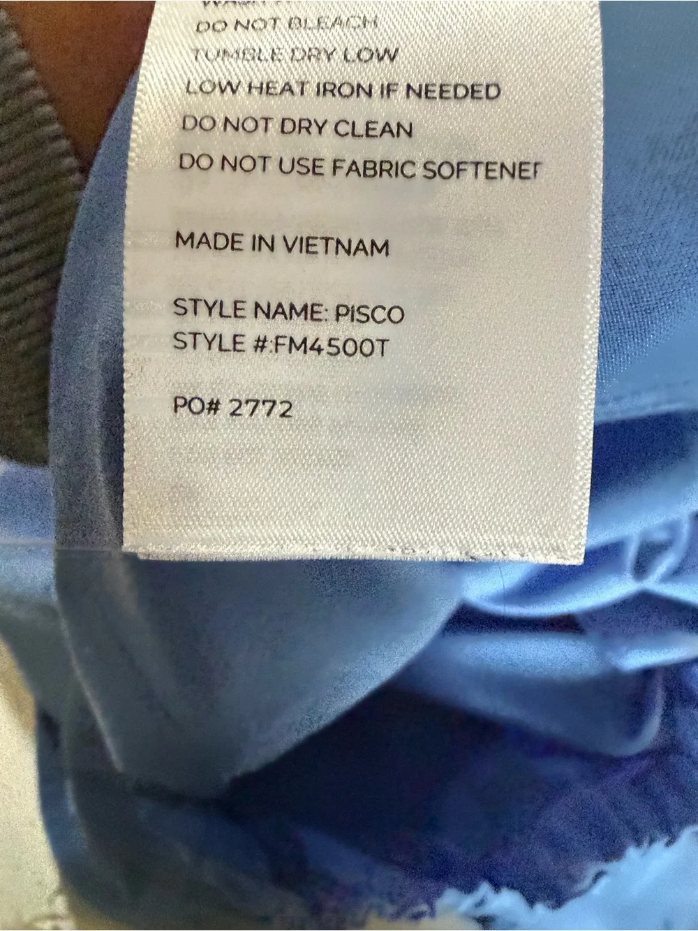 Figs Pisco Basic Scrub Uniform Pants Mens Blue SZ XL T 36 X 34.5